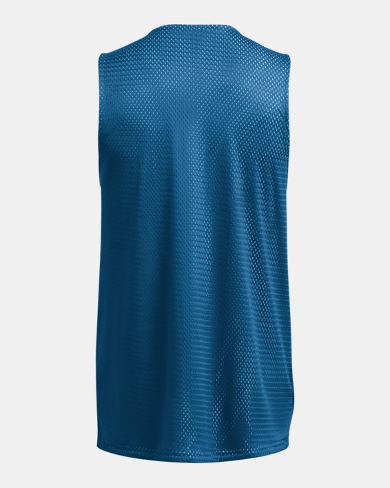 เสื้อกล้าม UA Zone Reversible สำหรับผู้ชาย in Blue image number 6